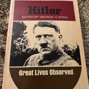 Hitler - Great Lives Observed Book / rare by George H. Stein